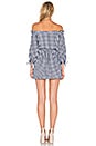 view 3 of 3 Get Lost Dress in Medium Blue Gingham