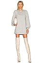 view 1 of 3 Jessa Sweatshirt Dress in Charcoal