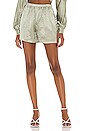 view 1 of 4 Lounge High Waisted Shorts in Sage Green