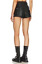 view 3 of 4 Baldwin Faux Leather Short in Black