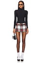 view 5 of 6 Cher Mini Skort in Plaid Multi