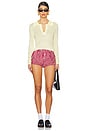 view 5 of 6 x Emma Rose Claire Shorts in Red Stripe