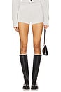view 1 of 6 Darina Knit Shorts in Light Grey