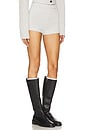 view 2 of 6 Darina Knit Shorts in Light Grey