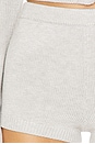 view 6 of 6 Darina Knit Shorts in Light Grey