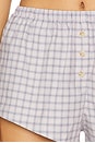 view 6 of 6 Flutter Boxer Short in Tan Plaid