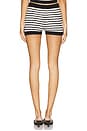 view 4 of 6 Elery Shorts in Black & White