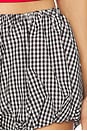 view 6 of 6 Valerie Short in Black & White Gingham