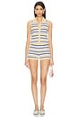 view 5 of 6 Donna Knit Short in Tan & Pink Multi