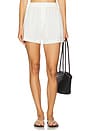 view 1 of 6 Rosemaria Boxer Short in White