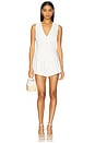 view 5 of 6 Nysa Linen Short in White