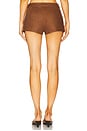 view 4 of 6 Brixton Linen Short in Chocolate
