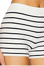 view 6 of 6 Kathleen Knit Short in Navy & White