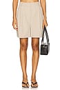 view 1 of 6 Aria Short in Taupe Neutral