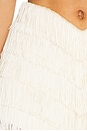 view 6 of 6 Andi Fringe Skort in Cream