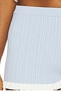 view 6 of 6 Marna Rib Short in Light Blue
