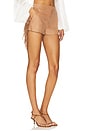 view 2 of 6 Chase Faux Suede Short in Camel