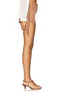 view 3 of 6 Chase Faux Suede Short in Camel