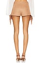 view 4 of 6 Chase Faux Suede Short in Camel