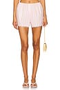 view 1 of 6 Sylvie Short in Pink Stripe Multi