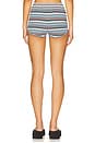 view 4 of 6 Lorraine Short in Blue Stripe Multi