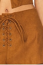 view 6 of 6 Noella Faux Suede Short in Camel