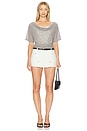 view 5 of 6 Micah Skort in Cream