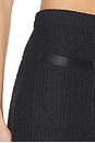 view 6 of 6 Ines Tweed Skort in Black Tweed