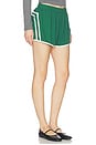 view 2 of 6 Karolina Short in Green & White
