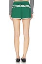view 4 of 6 Karolina Short in Green & White