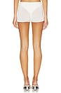 view 4 of 6 Evette Knit Short in White