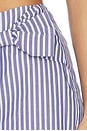 view 6 of 6 Grace Mini Skort in Navy Blue Stripe