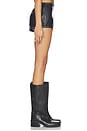 view 3 of 6 Bella Faux Leather Short in Black