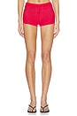 view 1 of 6 Daniella Pointelle Short in Red