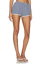 view 2 of 6 Ruby Short in Blue Gingham