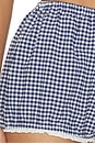 view 6 of 6 Ruby Short in Blue Gingham