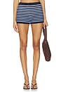 view 1 of 6 Muriel Stripe Short in Blue Multi