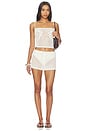 view 5 of 6 Malu Pointelle Short in Ivory