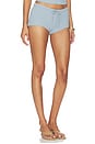 view 2 of 6 Shelbi Mini Short in Dusty Blue