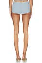 view 4 of 6 Shelbi Mini Short in Dusty Blue