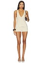view 5 of 6 Rosanna Metallic Short in Champagne
