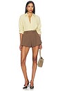 view 6 of 6 Jamie Short in Chocolate Brown