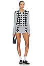 view 6 of 6 Gisselle Argyle Short in Grey Multi