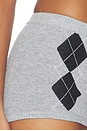 view 7 of 6 Gisselle Argyle Short in Grey Multi