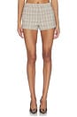 view 1 of 6 Bradley Short in Brown Multi Plaid