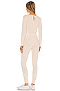 view 3 of 3 Vela Lounge Jumpsuit in Nude