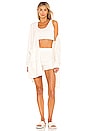 view 1 of 4 Cozy Fuzzy Short Set in White