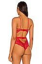 view 4 of 5 BODY EN DENTELLE BETTANY in Red