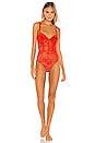 view 1 of 3 Leana Bodysuit in Scarlet