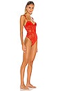view 2 of 3 Leana Bodysuit in Scarlet